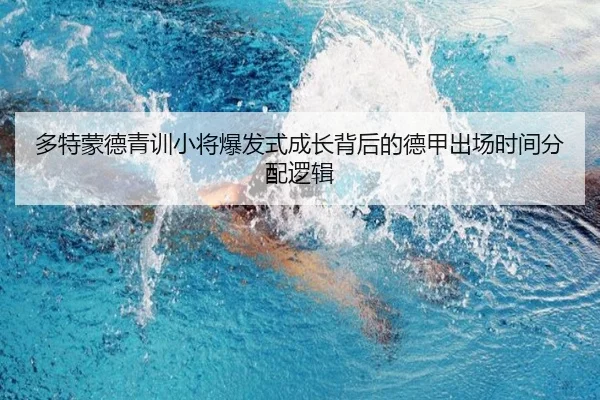 多特蒙德青训小将爆发式成长背后的德甲出场时间分配逻辑